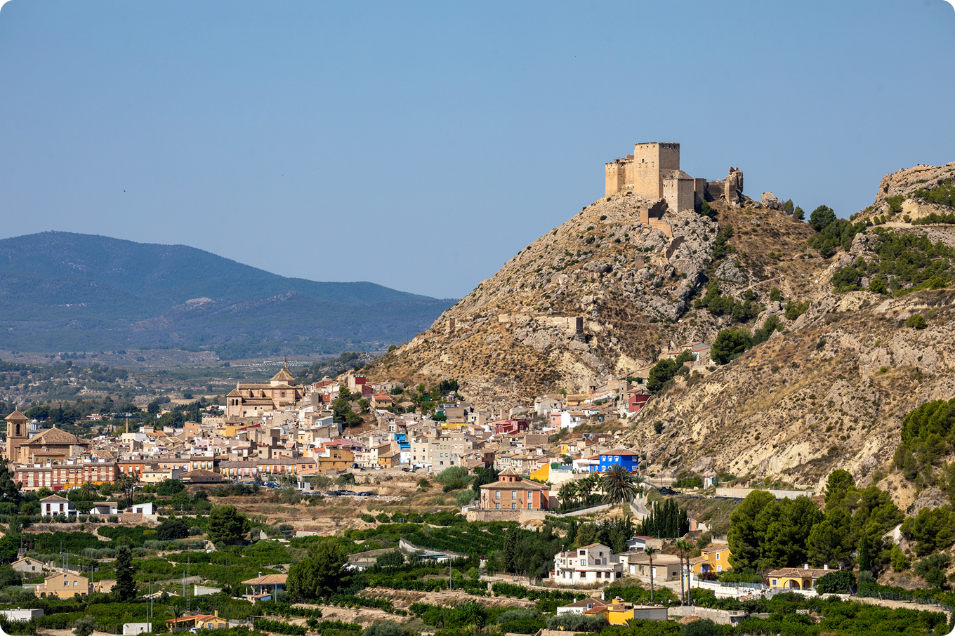 Pueblo de Murcia con su entorno natural